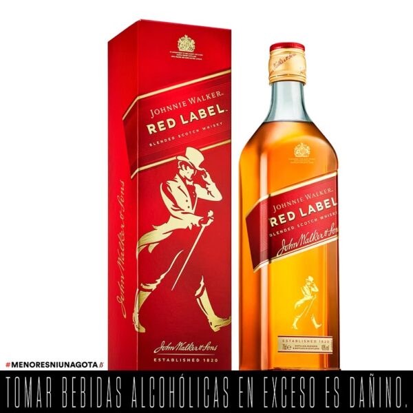 Whisky Johnnie Walker Red Label 750ml