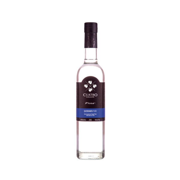 Pisco Cuatro Gallos Quebranta 700ml